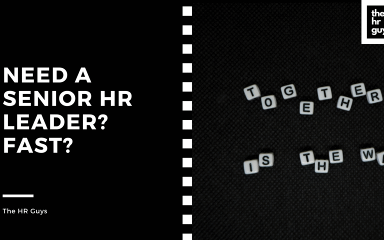 Need a Senior HR Leader? Fast?